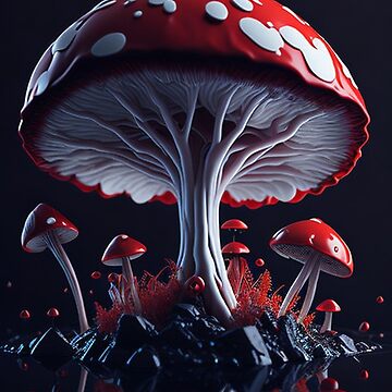 Artwork thumbnail, Mushroom #44 Part of the Mushroom Collection by Psychedelic Psychos