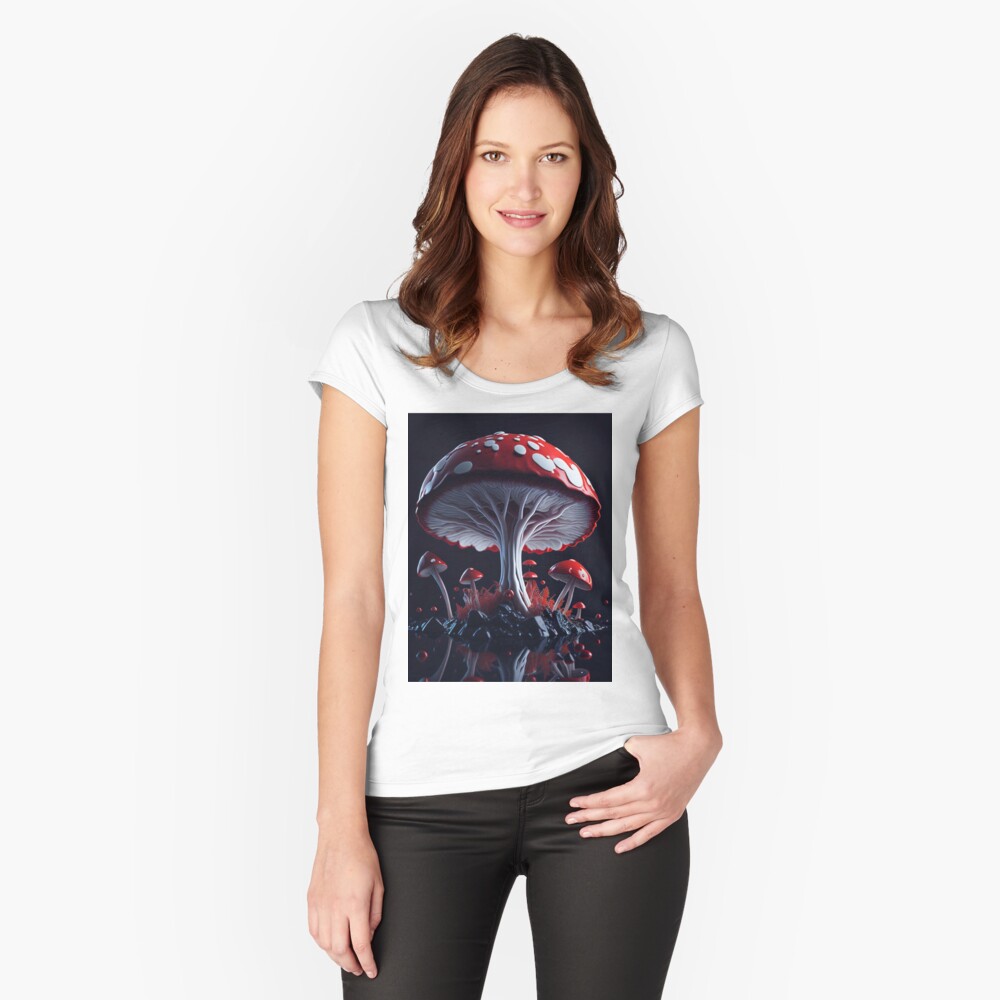 Item preview, Fitted Scoop T-Shirt designed and sold by PsychedelicPsyc.
