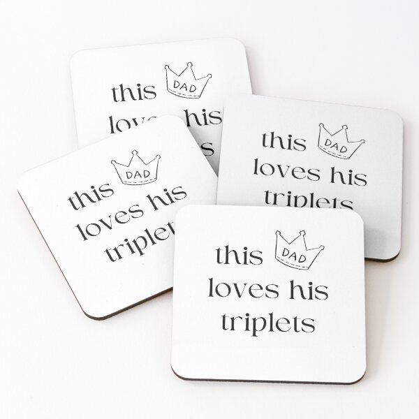 Item preview, This Dad Loves His Triplets designed and sold by zakariyae.