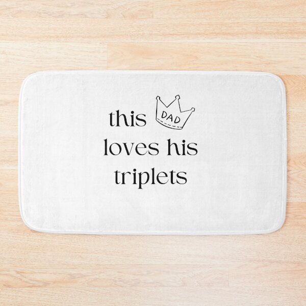 Item preview, This Dad Loves His Triplets designed and sold by zakariyae.