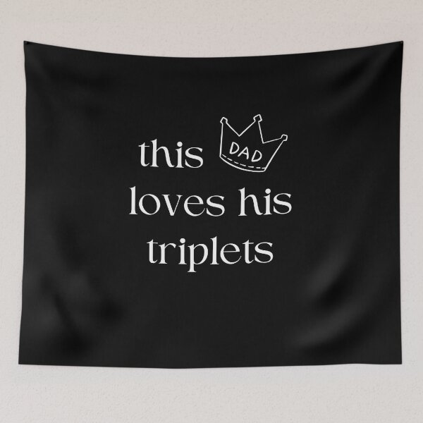 Item preview, This Dad Loves His Triplets designed and sold by zakariyae.