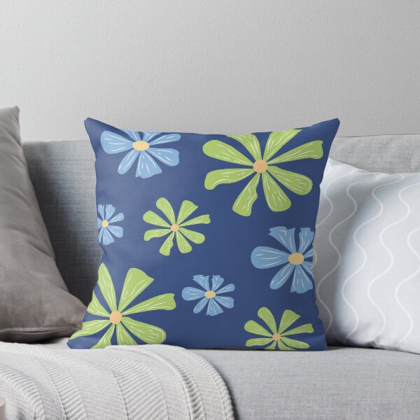 Artikel-Vorschau von Retro-Blume blau grün, designt und verkauft von Tarndesign.