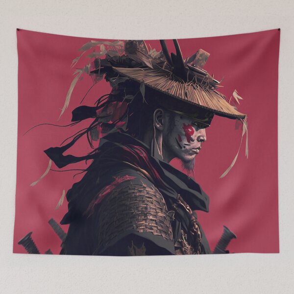 Aperçu de l'œuvre Samurai Warrior Art créée et vendue par elnixart.
