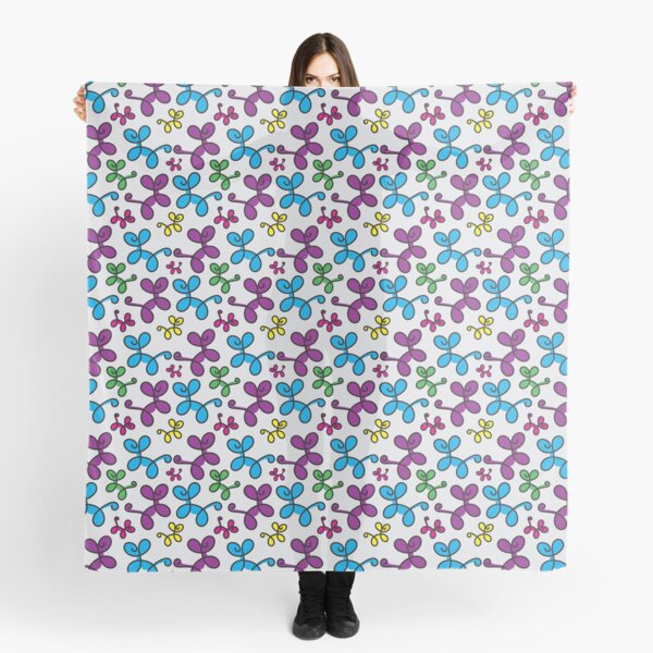 Swirl Pups - Elegant Balloon Dogs Scarf