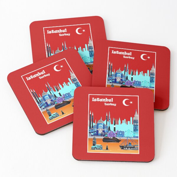Item preview,  ISTANBUL TURKEY: Vintage Travel and Tourism Advertising Print designed and sold by posterbobs.