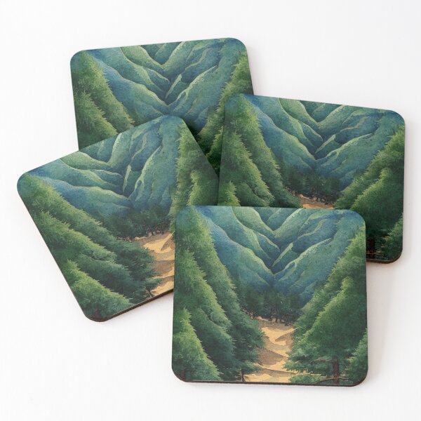 Item preview, Trees and Mountains - quiet peace designed and sold by Piotrek0001.