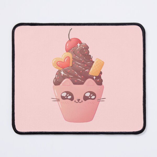 Item preview, Chocolate Soft Serve Cat designed and sold by LenasScribbles.