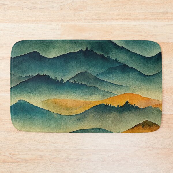 Item preview, Trees and Mountains - quiet peace designed and sold by Piotrek0001.