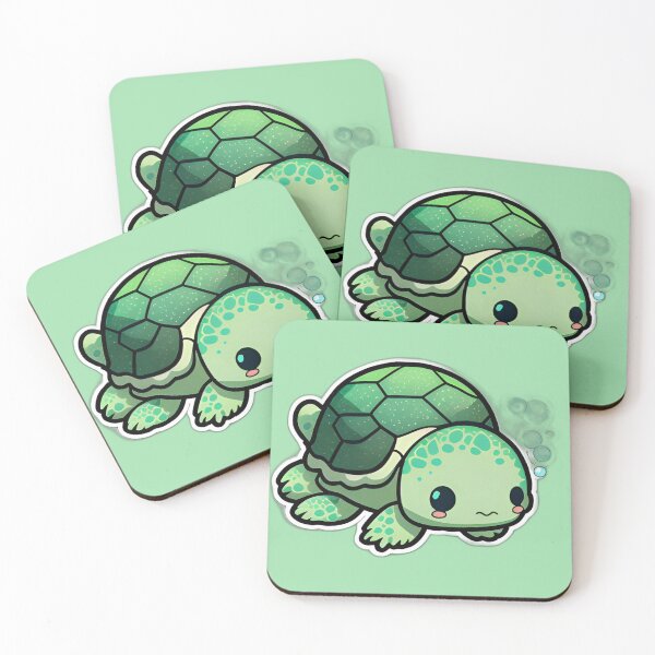 Item preview, Cute Tiny Green Sea Turtle designed and sold by beluxe.