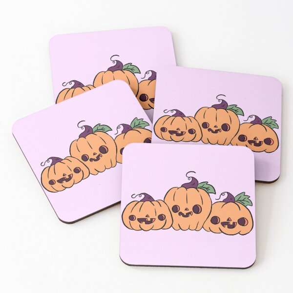 Item preview, Cute halloween pumpkins friends  designed and sold by Yarafantasyart.