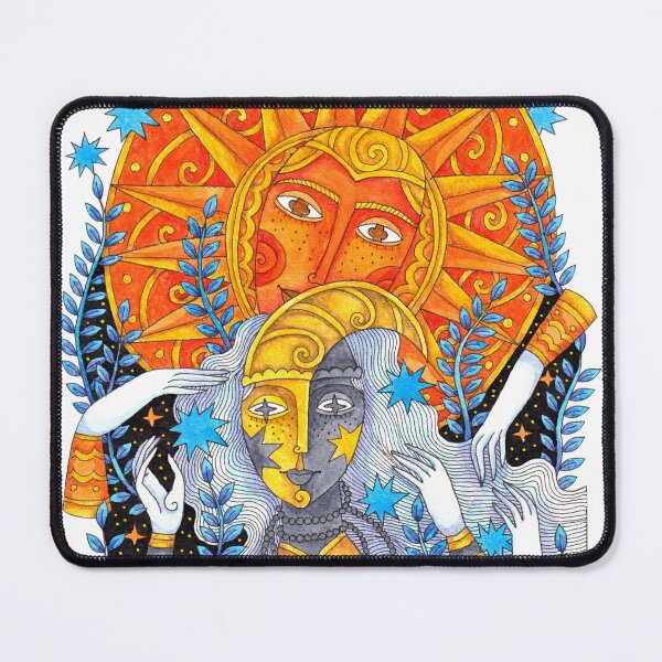 Luna and Sol Mouse Pad