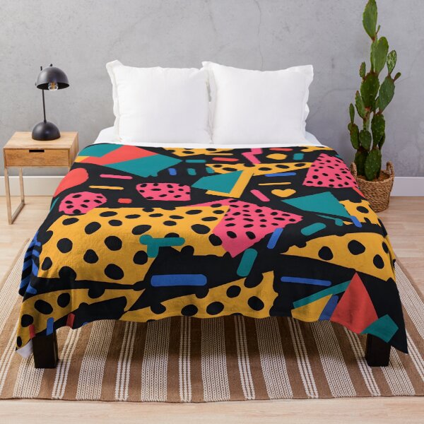 Item preview, Retro Memphis Style Pattern in Bold Primary Colors designed and sold by lazarus93.