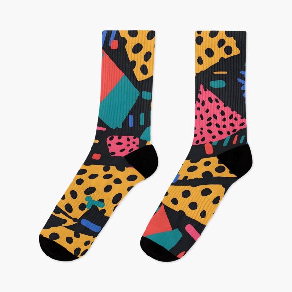 Item preview, Retro Memphis Style Pattern in Bold Primary Colors designed and sold by lazarus93.