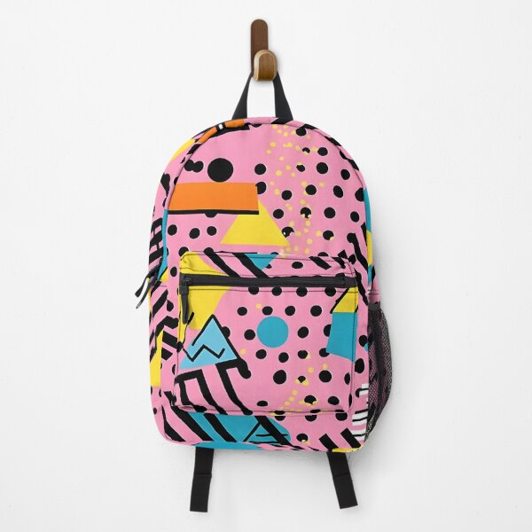 Item preview, Geometric Abstract Pattern in Pink, Black, Blue, and Yellow designed and sold by lazarus93.