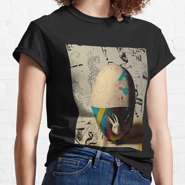 Gothic Eggs: Exploring the Mysterious Origins of the Easter Bunny Through Street Art Classic T-Shirt