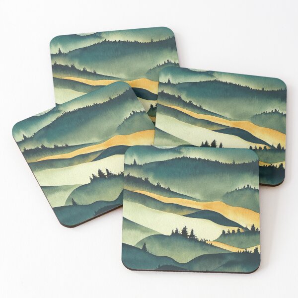 Item preview, Trees and Mountains - quiet peace designed and sold by Piotrek0001.