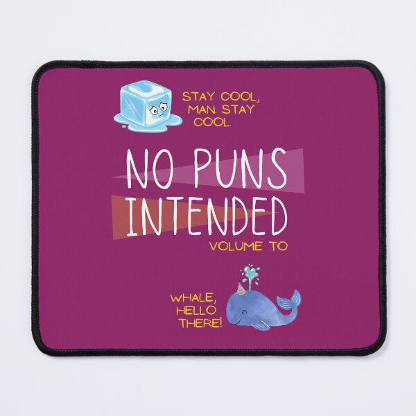 Item preview, No Puns Intended Volume To Pun Book Notebook Parody #2 designed and sold by MillennialMemer.