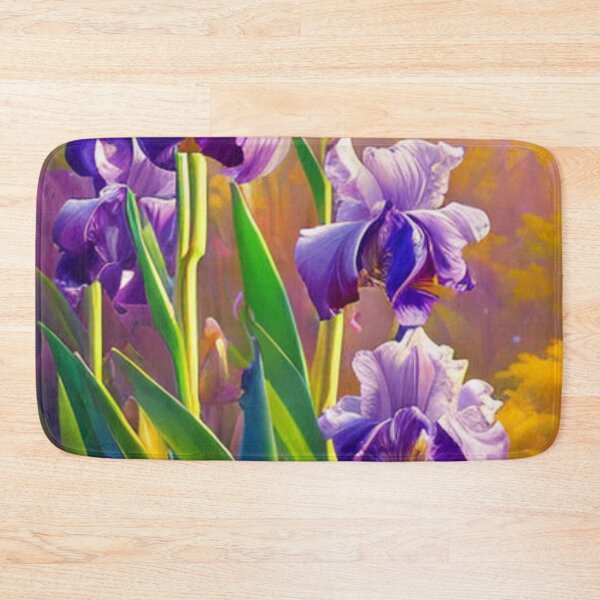 Item preview,  Irises Painting - Visual Art Form designed and sold by HOMEDESIGNPRINT.