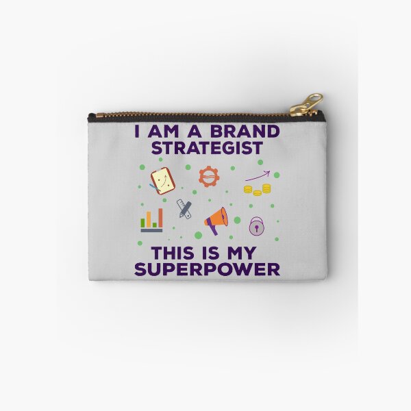 Item preview, I am a brand strategist this is my superpower, dark text, funny superpower lovers, job, humor, joke, meme, superhero worker designed and sold by SGS-.