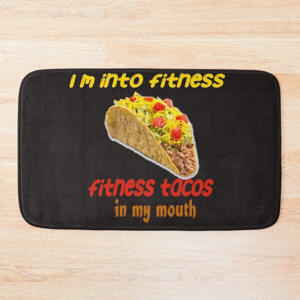 Item preview, mens fitness taco funny humorous gym graphic novelty sarcastic guys designed and sold by SENMARO100.