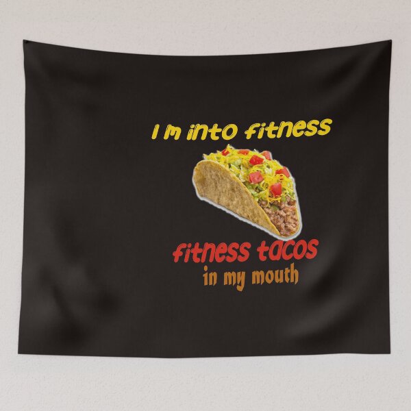 Item preview, mens fitness taco funny humorous gym graphic novelty sarcastic guys designed and sold by SENMARO100.