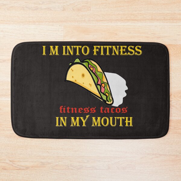 Item preview,  mens fitness taco funny humorous gym graphic novelty sarcastic guys designed and sold by SENMARO100.