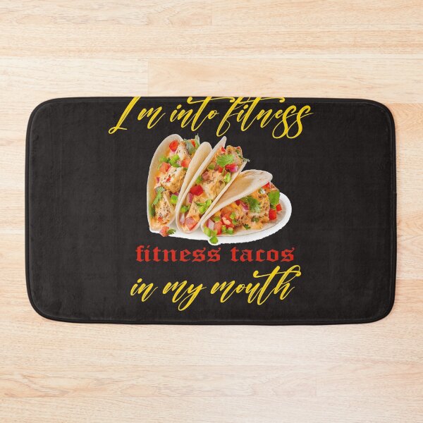 Item preview,  mens fitness taco funny humorous gym graphic novelty sarcastic guys designed and sold by SENMARO100.