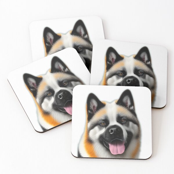 Item preview, Akita dog, charcoal drawing Ai Generated Art  designed and sold by ACC .