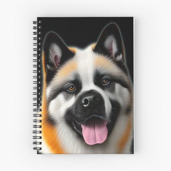 Item preview, Akita dog, charcoal drawing Ai Generated Art  designed and sold by ACC .
