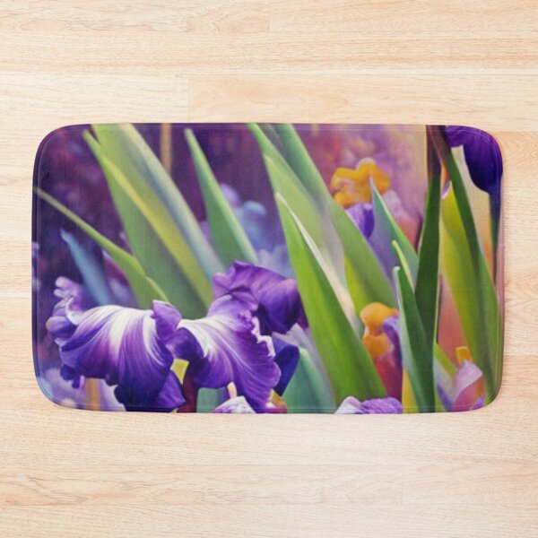 Item preview,  Irises Painting - Visual Art Form designed and sold by HOMEDESIGNPRINT.