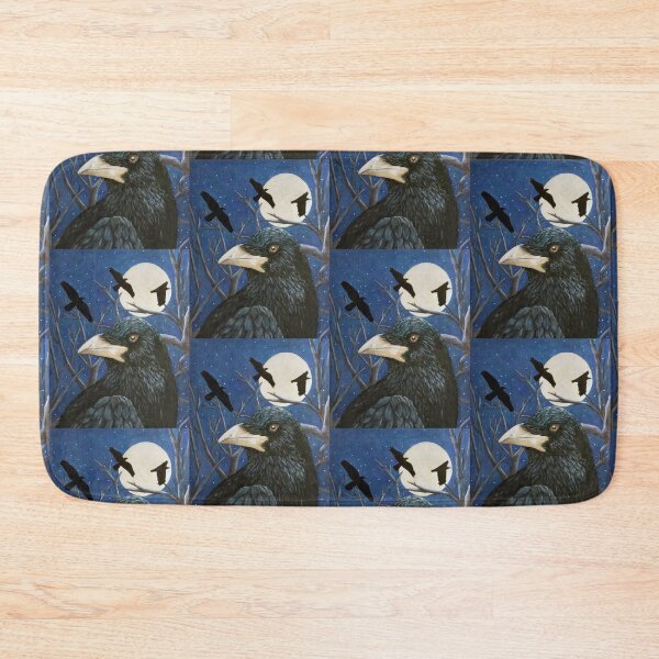Item preview, Crow, Raven, Raven Gifts, Raven Painting, Crow Painting, Raven Print, Crow Art, Raven Mug, Raven Art, Raven Ornament, Raven T-shirt, Christmas Raven, Raven Decor, Raven hat,  designed and sold by Hazel Ryan Wagner.