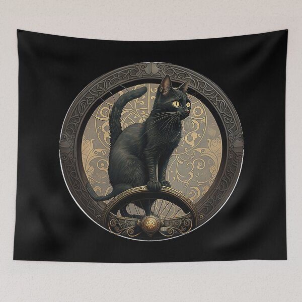 Item preview, Cat Noir #702 | Black Cat designed and sold by Black-Cats.