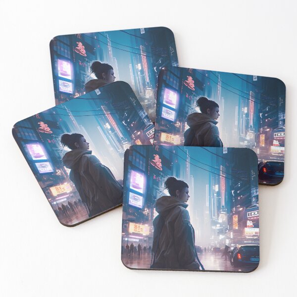 Item preview, Futuristic Cityscape: Experience the Cyberpunk World designed and sold by CreationP.