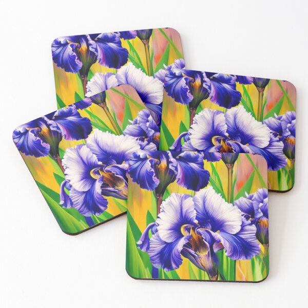 Item preview,   Irises Painting - Visual Art Form designed and sold by HOMEDESIGNPRINT.