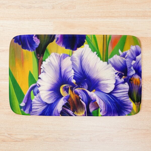 Item preview,   Irises Painting - Visual Art Form designed and sold by HOMEDESIGNPRINT.