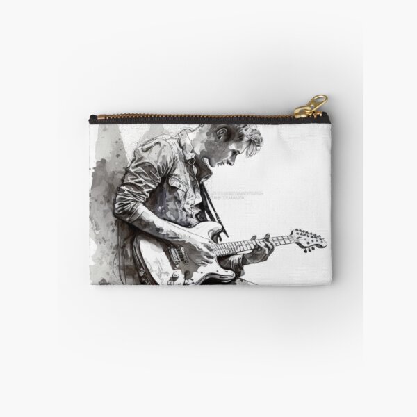 Item preview, Boy Playing guitar Black and white painting designed and sold by Art Genix.