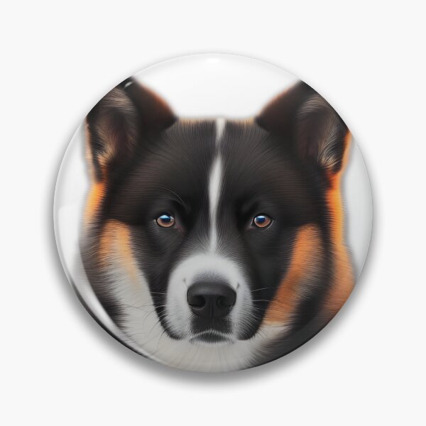 Item preview, Akita dog, charcoal drawing Ai Generated Art  designed and sold by ACC .