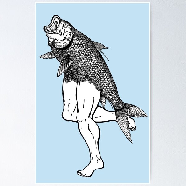Fish With Legs Wall Art for Sale