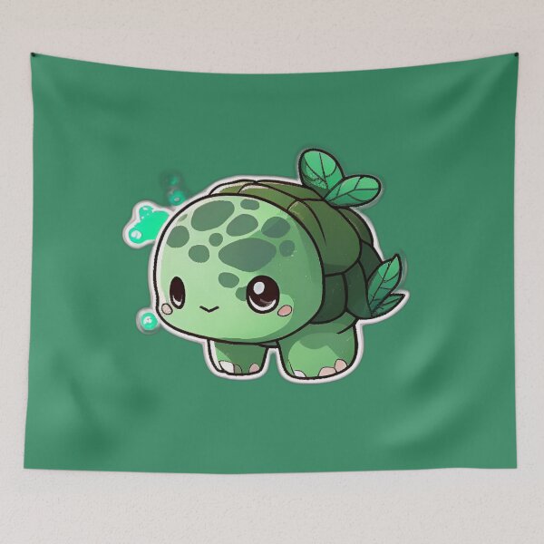 Item preview, Cute Tiny Green Sea Turtle designed and sold by beluxe.