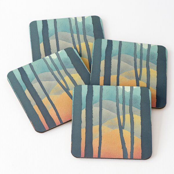 Item preview, Trees and Mountains - quiet peace designed and sold by Piotrek0001.