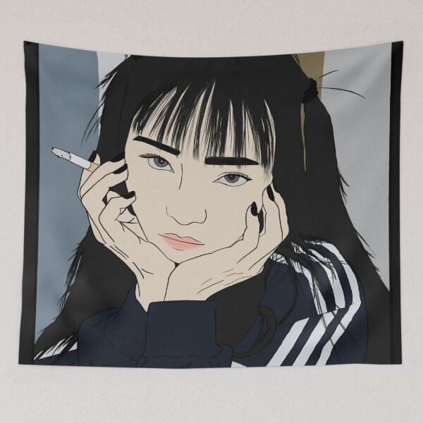 Item preview, Girl with a cigarette  designed and sold by MY HAPPY PLACE .