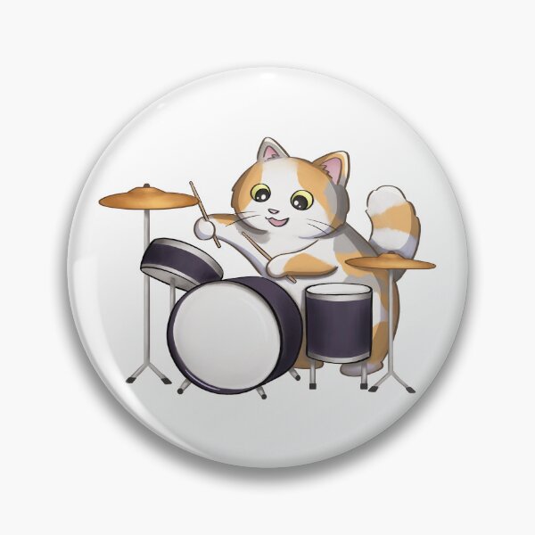 Item preview, Drummer Cat designed and sold by Meowrye.