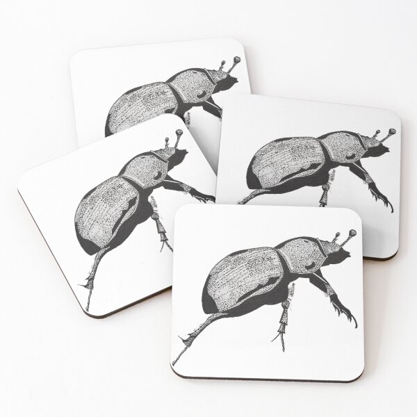 Item preview, Pointillism dung beetles designed and sold by ldessine.