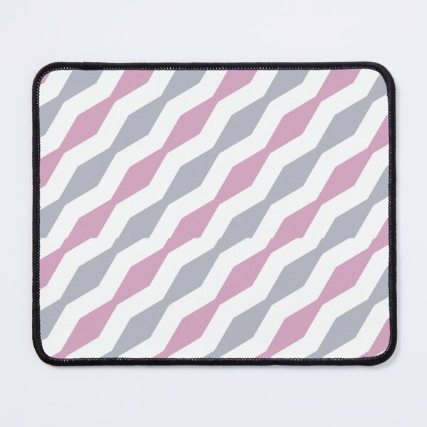 Item preview, Tricolored shape patterns of Pink, grey and white designed and sold by IftinDesigns.