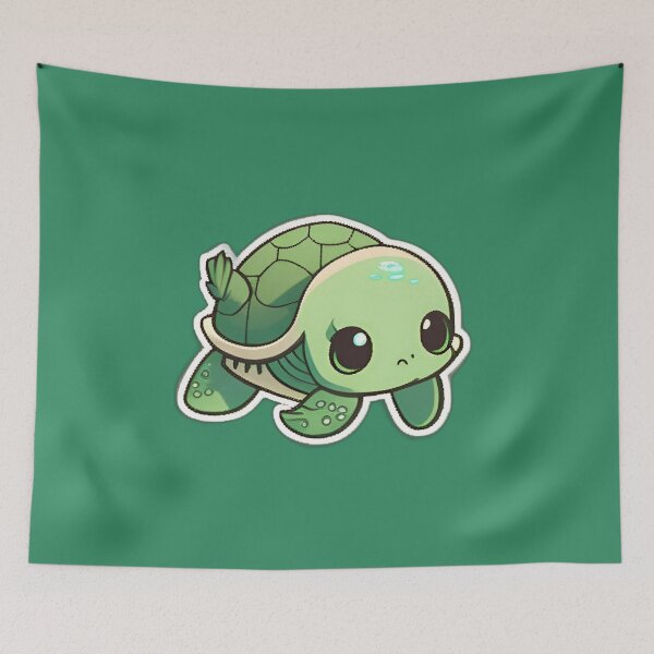 Item preview, Cute Green Sea Turtle designed and sold by beluxe.