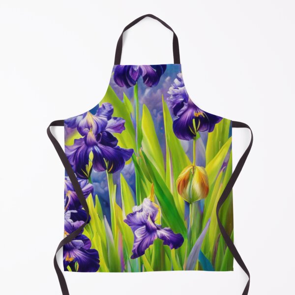 Aperçu de l'œuvre Peinture d'iris - Forme d'art visuel Impression artistique créée et vendue par HOMEDESIGNPRINT.