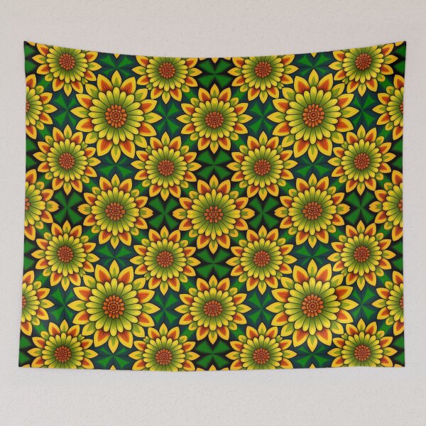 Item preview, Seamless Colorful Flower pattern  designed and sold by deluxelion.