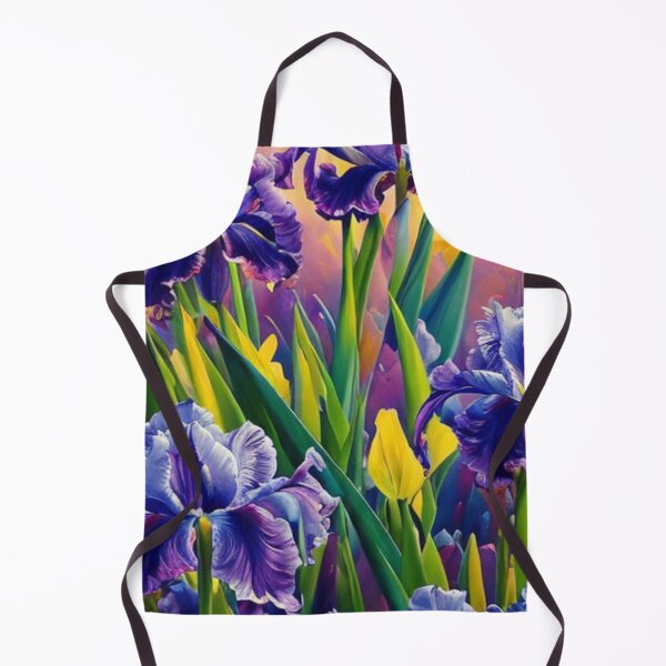 Aperçu de l'œuvre Peinture d'iris - Forme d'art visuel Impression artistique créée et vendue par HOMEDESIGNPRINT.