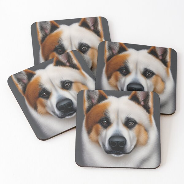 Item preview, Akita dog, charcoal drawing Ai Generated Art  designed and sold by ACC .
