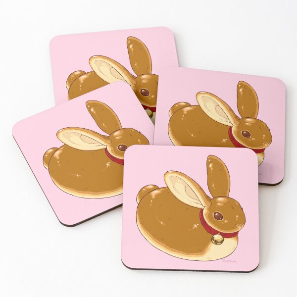 Item preview, Bread bunny with bell mirrored without frame designed and sold by Zuschke.